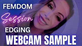 FemDom Webcam Edging Sample - Jessica Dynamic