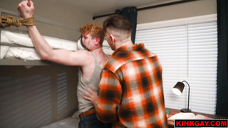 Pale ass turns RED from endless spanking!