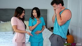 Lulu Chu, Xxlayna Marie In Dick Appointment With Stepbrother