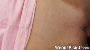 Hot escort gets intimate and captured in tight close-up shots