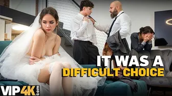 Hot Czech bride Vixi Rafi fucks the debt collector hard on her wedding day