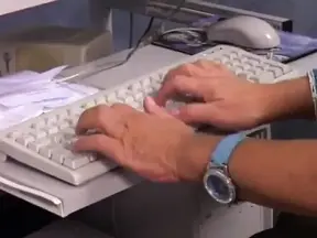 Mature slut gets her twat devoured by young stud