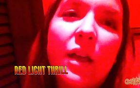 Red-lit Thrill: Public Bathroom Masturbation at the Club