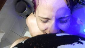 Close Up Deepthroat Sloppy Messy Deep Blowjob Pov