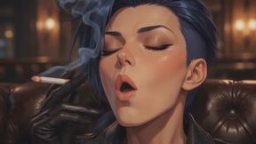 Smoking Stories #1B: Midnight Leather Smoke Confessions (Animated)