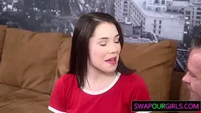 Two horny Step dads swapping their Step daughters