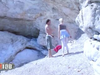 Betty Davis: Beach Screw with Breathtaking Spanish mother I'd like to fuck Betty Davis