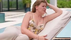 BLACKED - Troy Francisco - Avrora Meey - Tiny Blonde Cheats With Big Sister's Man Part 1