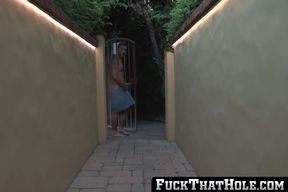 FuckThatHole.com - Bearded hung stud slurps hard cock deepthroat before bareback butt