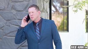 Big cock lawyer Pierce Paris fucked horny big ass MILF client Vanessa Vega