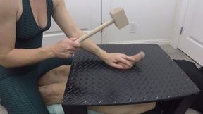 Sound And Pound - Ball Busting Sounding Handjob
