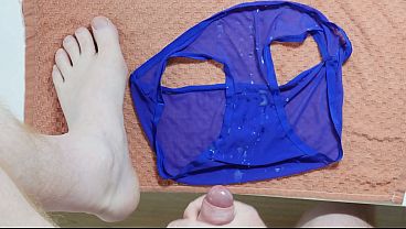 Big Cumshot on Panties