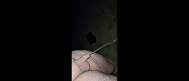 Pissing outside