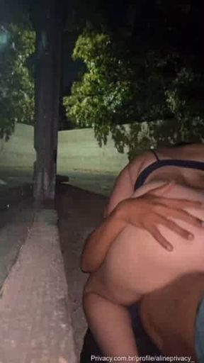 Alineprivacy fudendo na rua