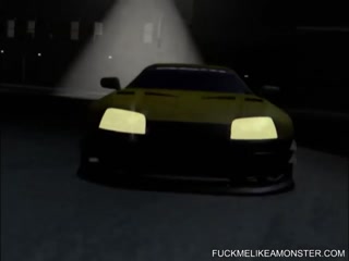 Interracial cock sucking anime babe