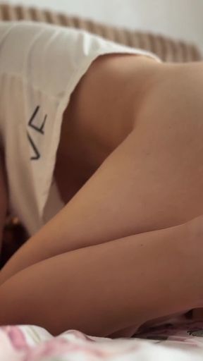 I Masturbate My Little Wet Pussy and Think About Your Dick, I Want You to Fuck Me Stepdaddy