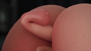 Il ragazzo sbatte il culo stretto della troia e le svuota lo sperma in profondità dentro