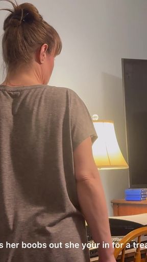 She Sucks His Fat Meat and Gags on His Huge Cum Load!