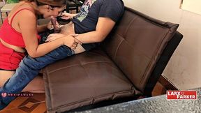 casting couch estela erni hermosa senorita me chupa la pinga haciendo garganta profunda me encanto // estela erni beautiful young lady sucks my cock doing deep throat i loved it front view 01