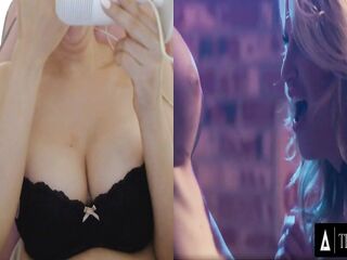 TRANS PORN - Trans Bangs Stacked Futanari On The Pool Table During A Undress Game- Real Shemale hentai React