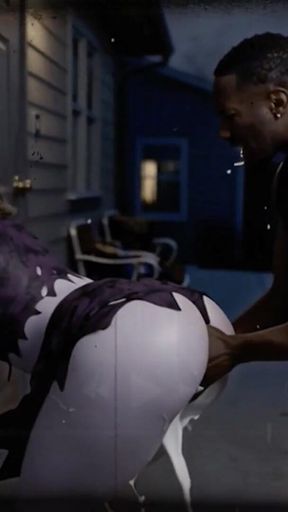PAWG Zombie Receives a Vicious BBC Doggy Style