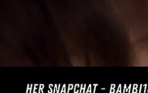 Hot Ass Gets Vibrator And Fingers HER SNAPCHAT BAMBI18XX