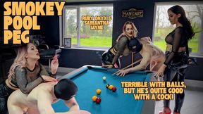 Smokey Pool Peg! 🎱