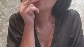 Anna Sparkle smoking double and talk about how it feels