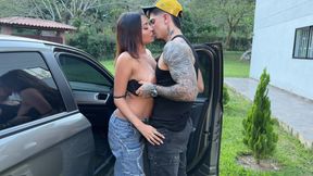 I Cum Inside Her Pussy After Interviewing Her in the Car