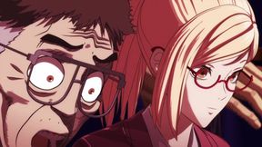 Thrilling animated showdown with fierce passion in a public arena