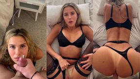madiiitay black lingerie bg facial porn video