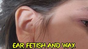 Ear cleaning and play – Slow and messy ear fetish session