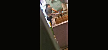 PERVERT STEPBROTHER RECORDS HIS CUTE LITTLE SISTER WASHING CLOTHES AND THEN FUCKS HER