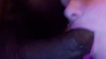 Look at My Precious Black Cock Cum From My Gumjob