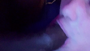Look at My Precious Black Cock Cum From My Gumjob