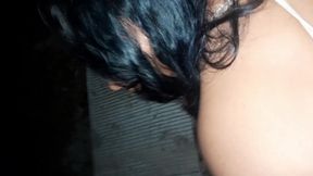 After the party my friend&#039;s girlfriend gave me her ass on the street