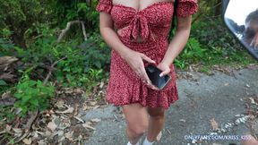 First ride on motorbike with stranger and hard fucking in the jungle