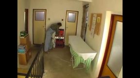 Handyman simulates injury to fuck with nurse