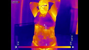 Sports Bra Try-On, Boob Bounce Tests, Naked Twerk Tease THERMAL POV (4K Landscape)