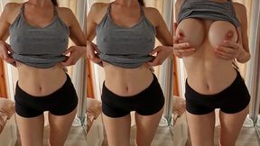 comme promis, mes seins rien que pour toi