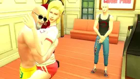 Roshi Dominates Android 18 in Steamy Training Session Before Her Cuckhold Mate