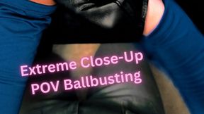 Balls Punched, Squeezed & Smashed with Meat Tenderizer – Extreme Close-Up POV CBT