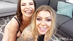 Karma And Dana Tag Team Cock Sucking