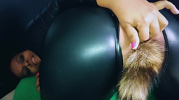 Latex Jumpsuit Hard Anal Fuck