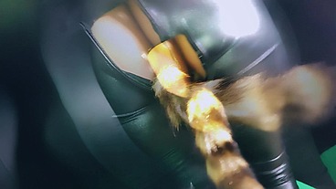Latex Jumpsuit Hard Anal Fuck