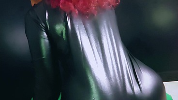 Latex Jumpsuit Hard Anal Fuck