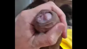Slow–Motion Masturbation Madness: Brazilian Amateur Guy Jerks Off Solo