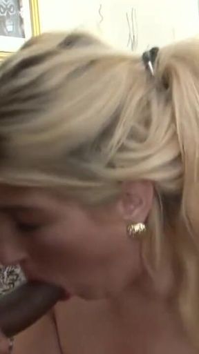 Big ass blonde Megan Clara fucked by a BBC dude Dru Hermes