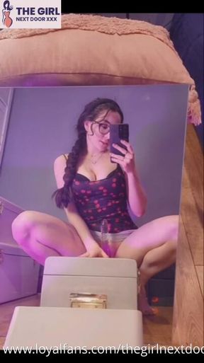 The cherry lingerie would look good under this dress