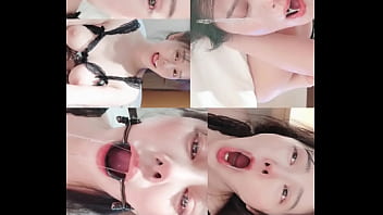 Shenzhennvm 极限深喉/口水拉丝/眼泪鼻涕/口枷深喉Chinese extreme deepthroat blowjob 【人照对版 本人原声】自己不会掉链子那种